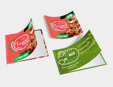 Adesivo de Papel Retangular 4x5cm - 4x0 - 50 unid