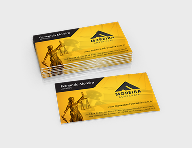 Cartão de Visita Couchê 250g Verniz Total Frente 9x5cm - 4x4 - 250 unid