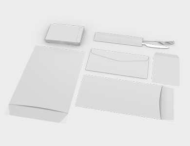 Envelope Carta SEM IMPRESSÃO Sulfite 90g Sem Verniz 23x11,3cm - Sem Impressão - 50 unid